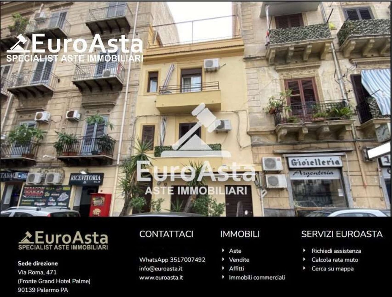 Propriété commerciale à Palermo, Italy 80m² No. 355162