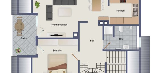 1 Schlafzimmer Doppelhaus in Bodenseekreis, Germany, Nr. 105698 12