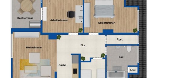 1 chambre Appartement à Bielefeld, Germany No. 288985 7