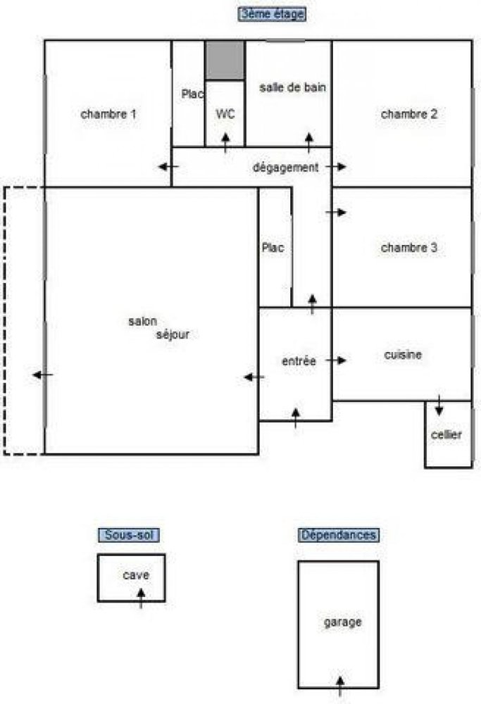 Condominio de 4 dormitorios en Troyes, France No. 30644