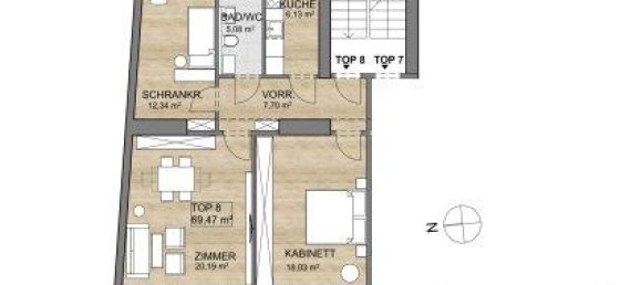 Apartamento de 3 habitaciónes en Wahring, Austria No. 262015 29