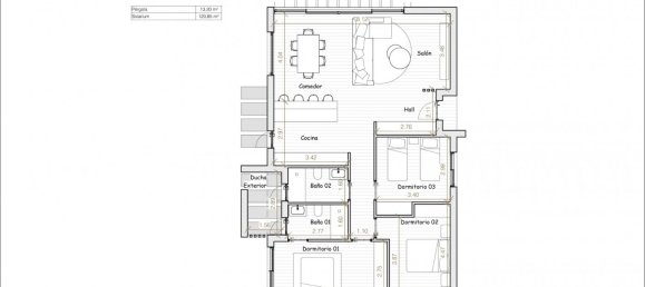 3 غرف نوم فيلا في San Miguel de Salinas, Spain رقم 7174 11