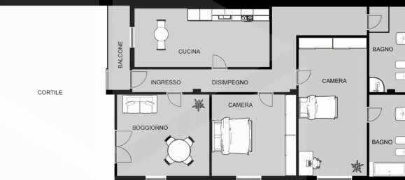 4غرفة منزل في Arzano, Italy رقم 18537 27