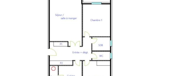 Apartamento de 2 dormitorios en Migennes, France No. 316605 3