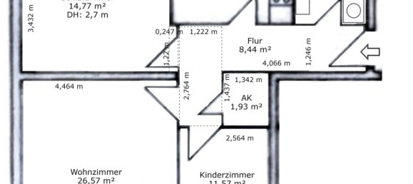 3-salle Appartement à Moabit, Germany No. 18137 12