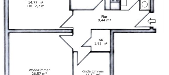 3-salle Appartement à Moabit, Germany No. 18137 11