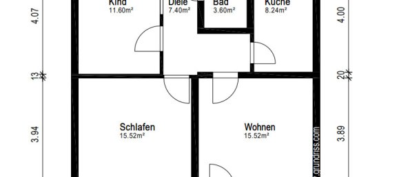 3غرفة شقة في Unna, Germany رقم 130638 10