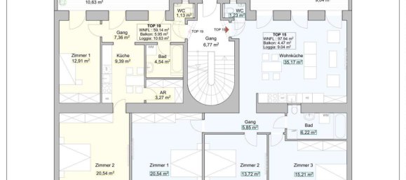 4 rooms Apartment in Meidling, Austria No. 206524 11