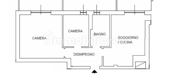 Apartamento T2 em Milan, Italy N.º 316587 3