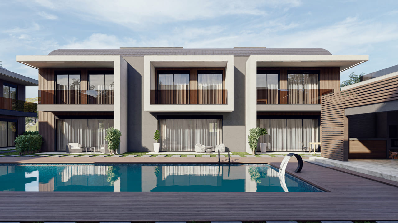 Villa 5+2 in Lotus Villas II, Aksu, Turkey No. 39202