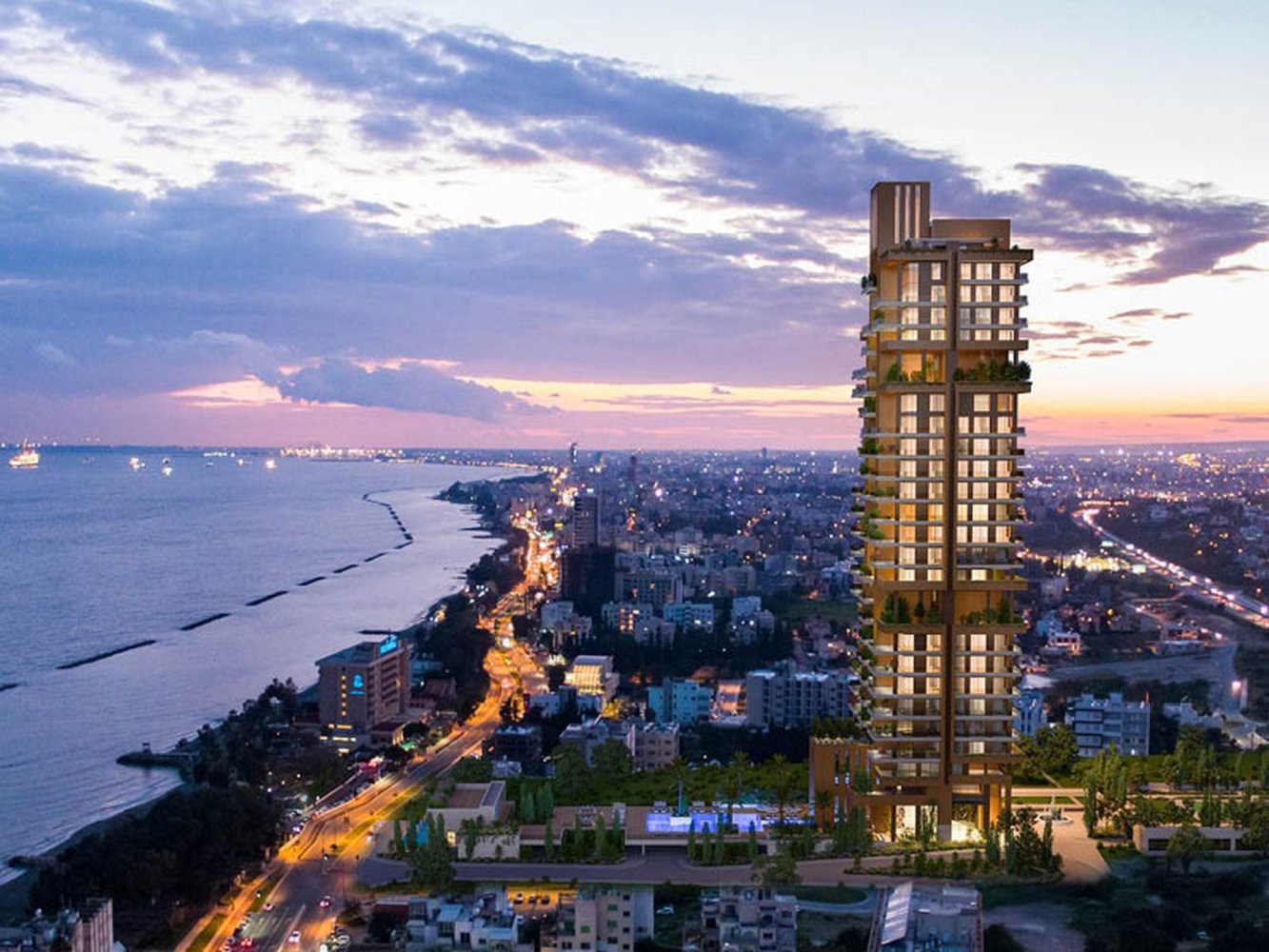 Apartamento de 2 dormitorios en Limassol, Cyprus No. 31864