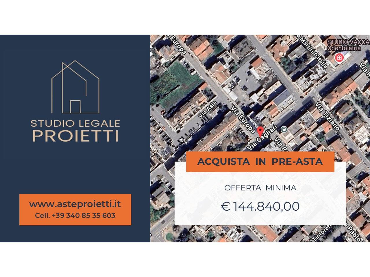  عقار تجاري في Sestu, Italy 145متر مربع رقم 308441