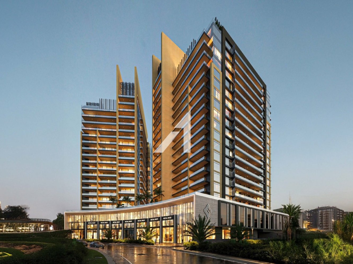 Laden in Arjan, UAE 83.5m², Nr. 104635