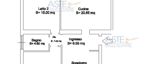 2 Schlafzimmer Wohnung in Grumo Appula, Italy, Nr. 267360 8