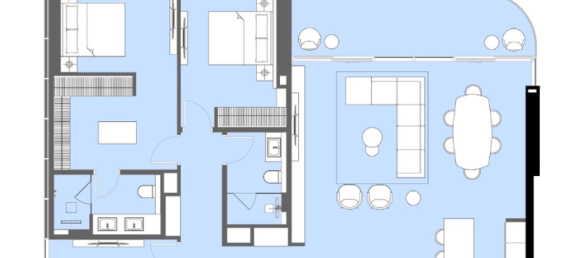 Apartamento T1 em Maritime City, UAE N.º 121410 6