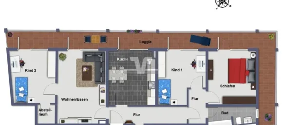 4-Zimmer Wohnung in Ludwigshafen am Rhein, Germany, Nr. 26399 18