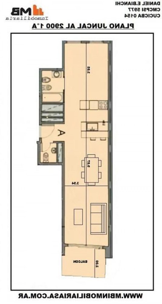 Studio in Buenos Aires, Argentina, Nr. 97419