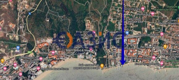 Земельный участок 590м² в Свети-Влас, Болгария № 201 8