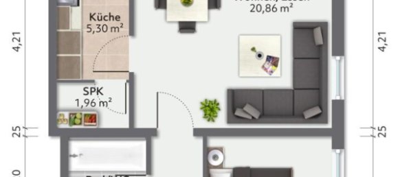 3 rooms Apartment in Sigmaringen, Germany No. 356701 12