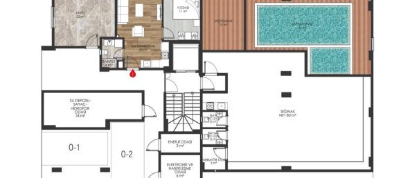 2 rooms Apartment in Oba, Turkey No. 9885 21