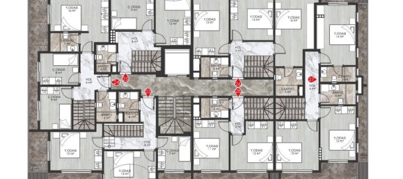 2 rooms Apartment in Oba, Turkey No. 9885 26