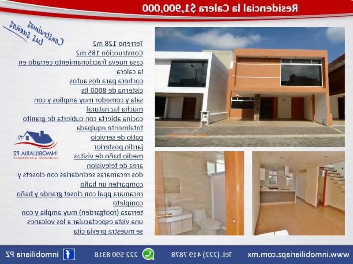 Casa de 2 dormitorios en Puebla, Mexico No. 148356