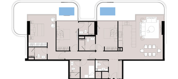 Apartamento de 1 dormitorio en Dubai, UAE No. 121552 9