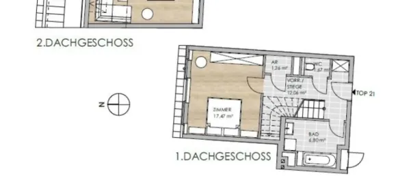 2 rooms Duplex in Hernals, Austria No. 224618 18