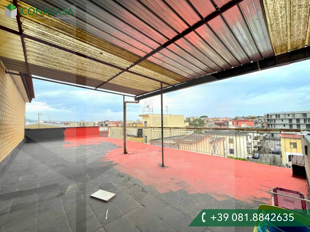 3 rooms Apartment in Pomigliano d'Arco, Italy No. 18500
