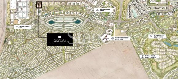 Квартира с 2 спальнями в Дубай Хилс Эстейт, ОАЭ № 109885 14