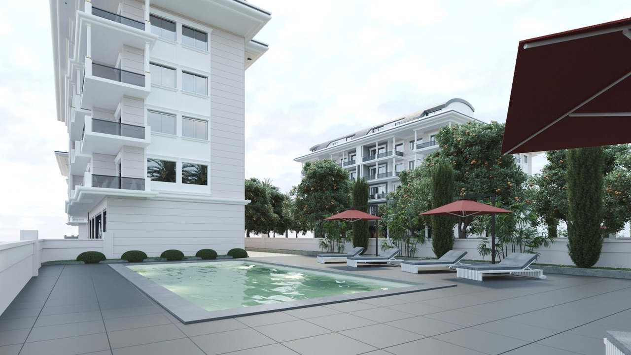 شقة 2+1 في Lotus 5 Residence, Avsallar, Turkey رقم 35222