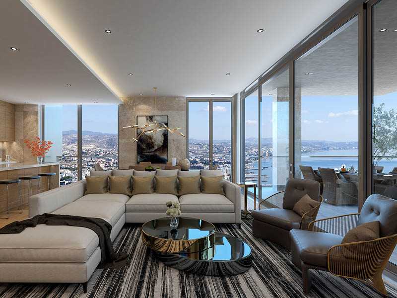 Apartamento de 2 dormitorios en Agios Tychonas, Cyprus No. 13983