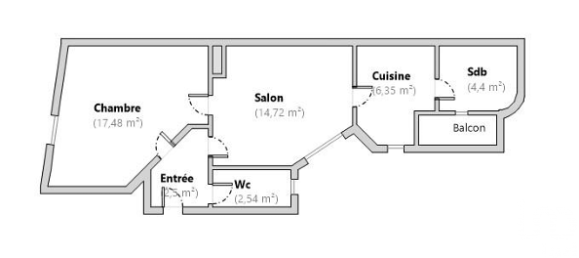 Квартира с 1 спальней в Мец, Франция № 292767 15