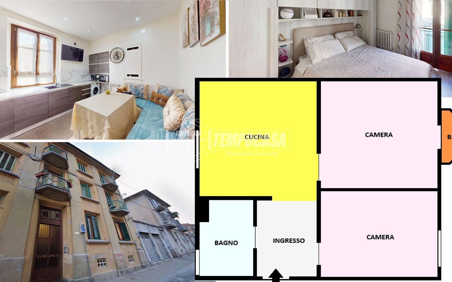 3 rooms Apartment in Turin, Italy No. 1836