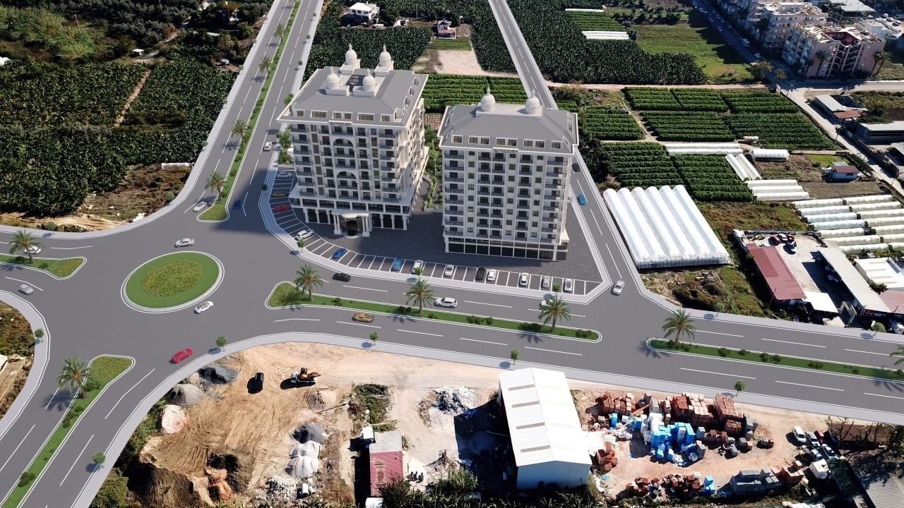 شقة 1+1 في Novita Square Residence, Mahmutlar, Turkey رقم 35449