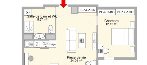 Apartamento de 1 dormitorio en Nancy, France No. 90375 4