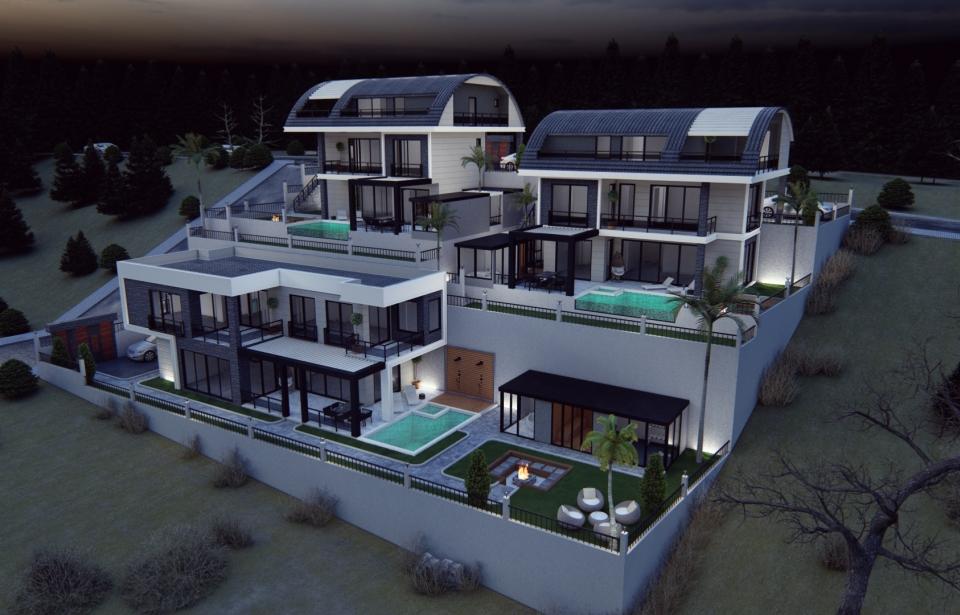 Penthouse 3+1 in Bektas, Turkey No. 14494