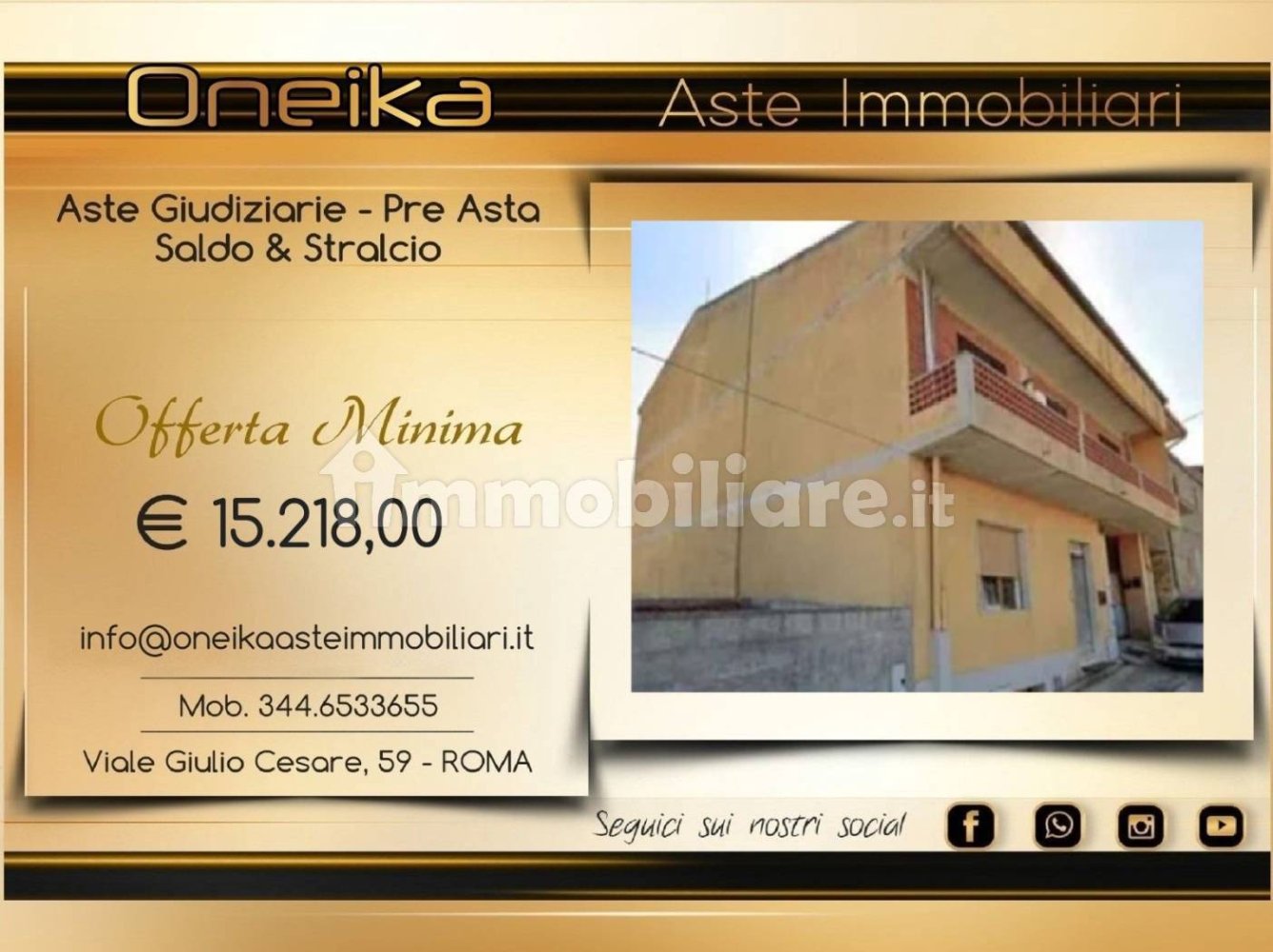 1 bedroom Apartment in Sardinia, Italy No. 350182