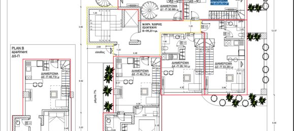 Офис с 1 спальней в Пирей, Греция № 55384 3