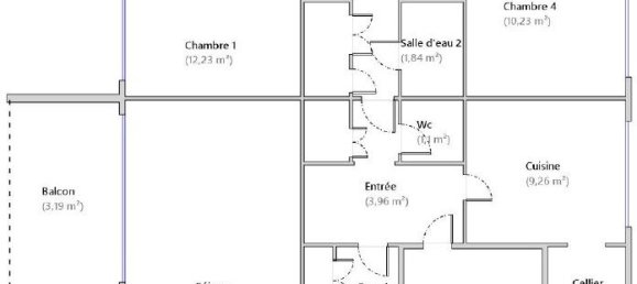 4 غرف نوم شقة في Pontoise, France رقم 176287 17