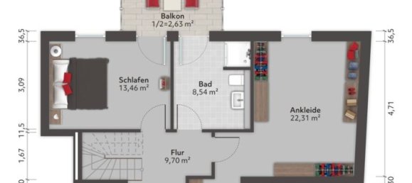 Dúplex de 3 dormitorios en Eimsbuttel, Germany No. 270385 3