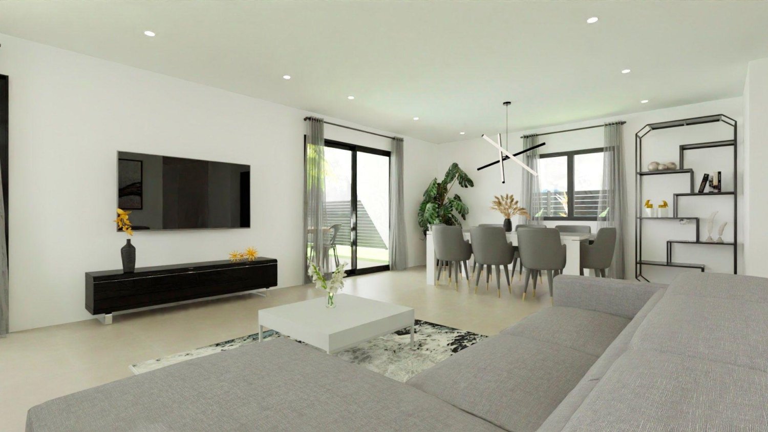 3 غرف نوم فيلا في Monforte del Cid, Spain رقم 11218