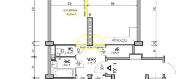 3-salle Appartement à Brigittenau, Austria No. 41335 3