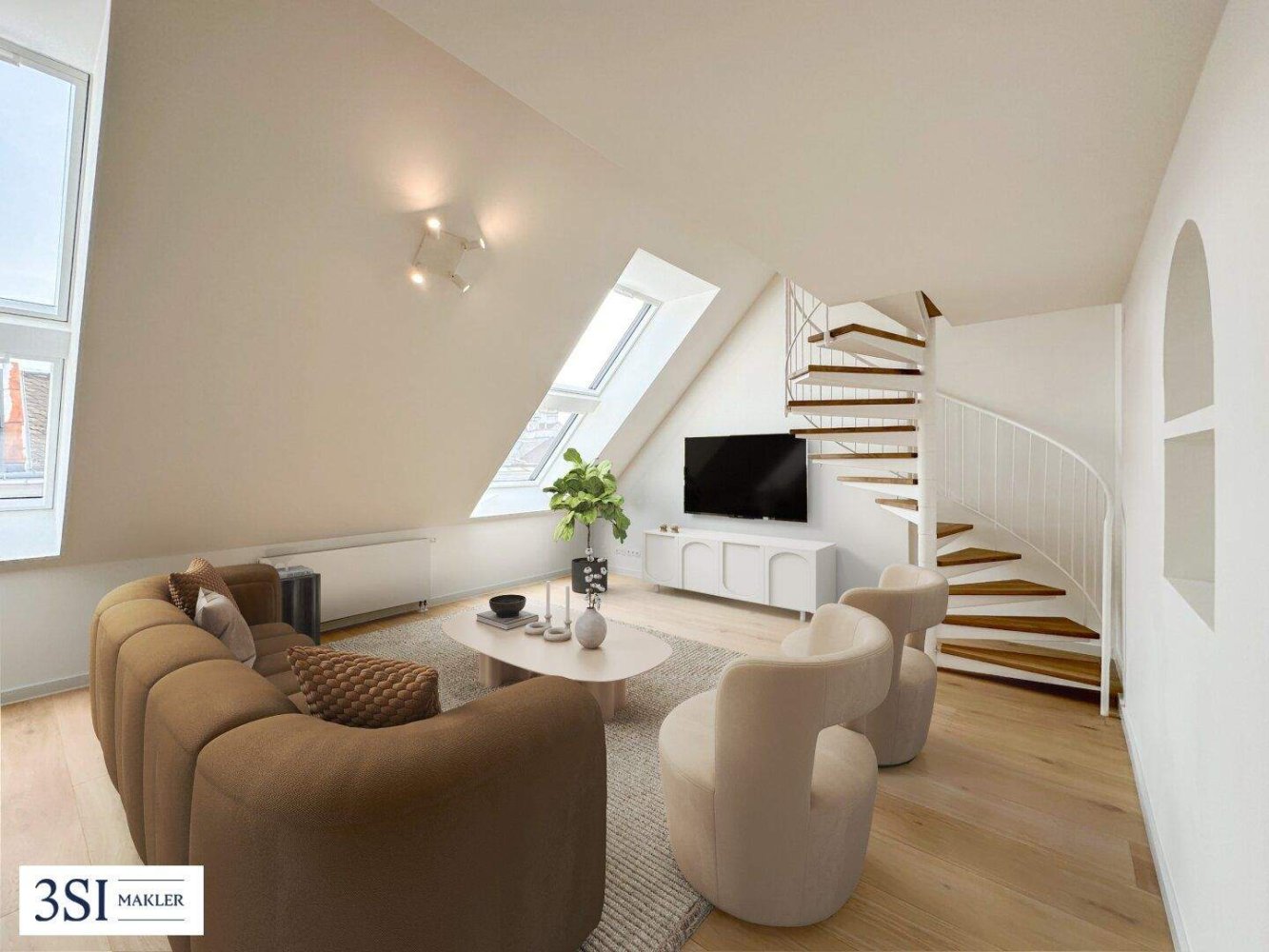 2 rooms Duplex in Wieden, Austria No. 67415