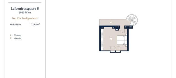 2 rooms Duplex in Wieden, Austria No. 67415 22