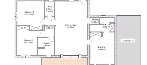 Villa de 3 dormitorios en Ghisonaccia, France No. 152844 2