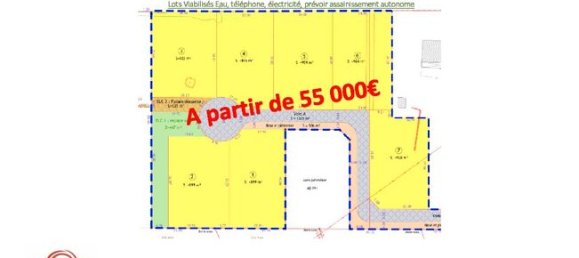 Земельный участок 899м² в Бюрлат, Франция № 314685 2