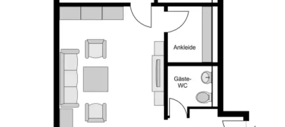 2-salle Appartement à Bochum, Germany No. 47195 13