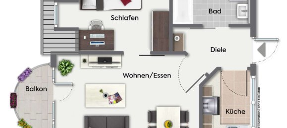 2-Zimmer Wohnung in Hohenlohekreis, Germany, Nr. 287286 9