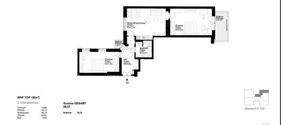 3 rooms Apartment in Wieden, Austria No. 218028 15